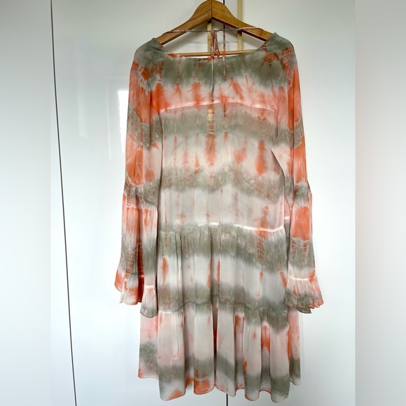 Young Fabulous & Broke Dawn Balloon Sleeve Tie Dye dress - Picture 2 of 3